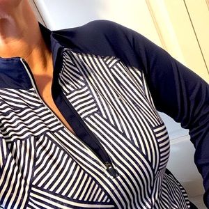 Old Navy Active Go Dry M long sleeve top w/reflective zip & thumb holes